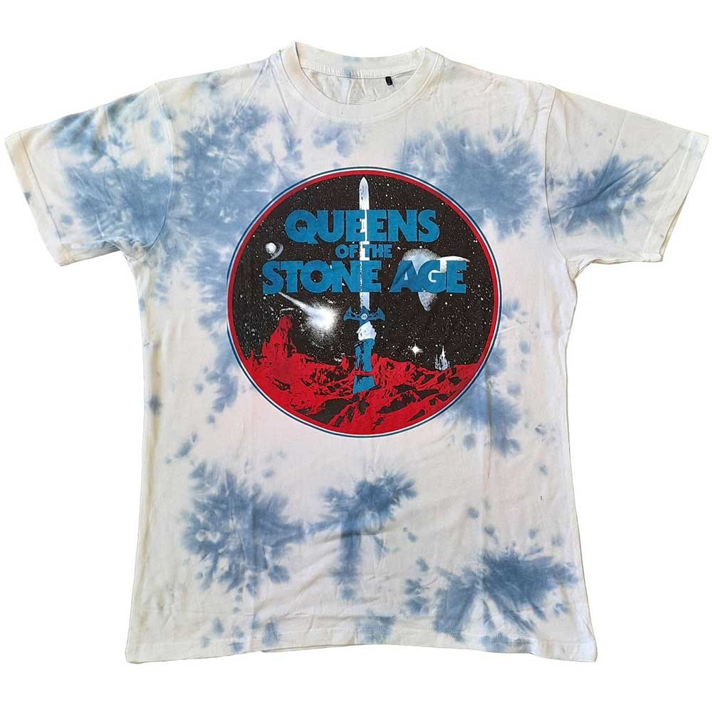 Queens Of The Stone Age Unisex T-Shirt: Branca Sword (Wash Collection) (Small)