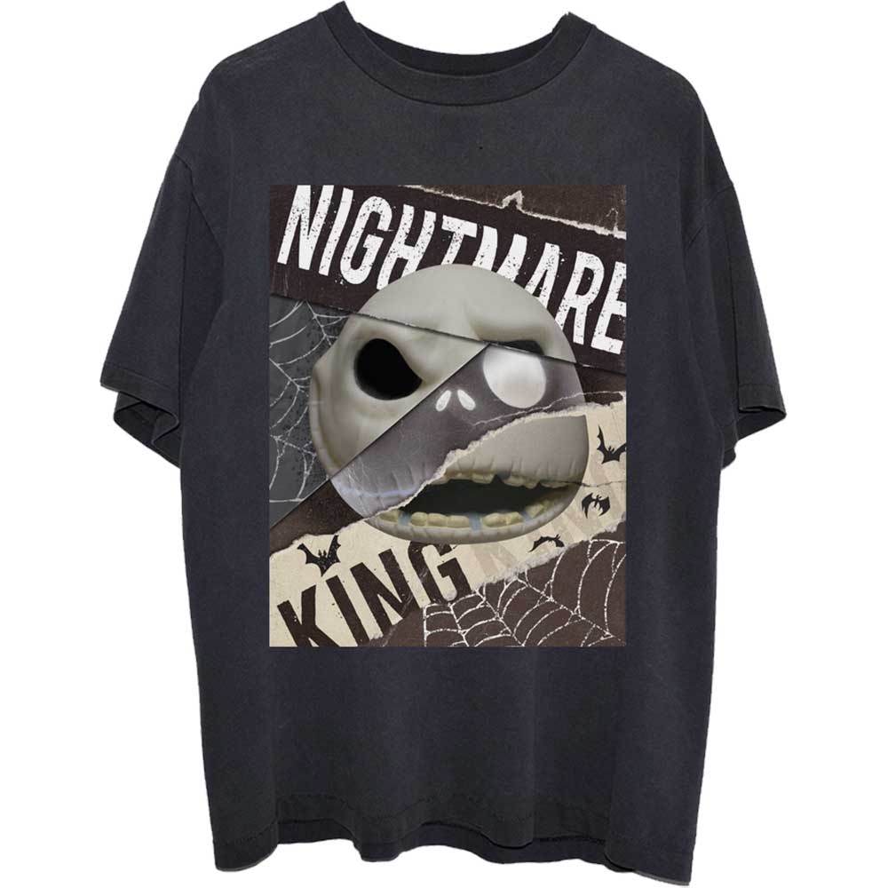 Disney Unisex T-Shirt: The Nightmare Before Christmas Nightmare Skull (XX-Large)