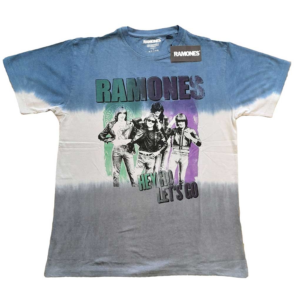 Ramones Unisex T-Shirt: Hey Ho Retro (Wash Collection) (Large)