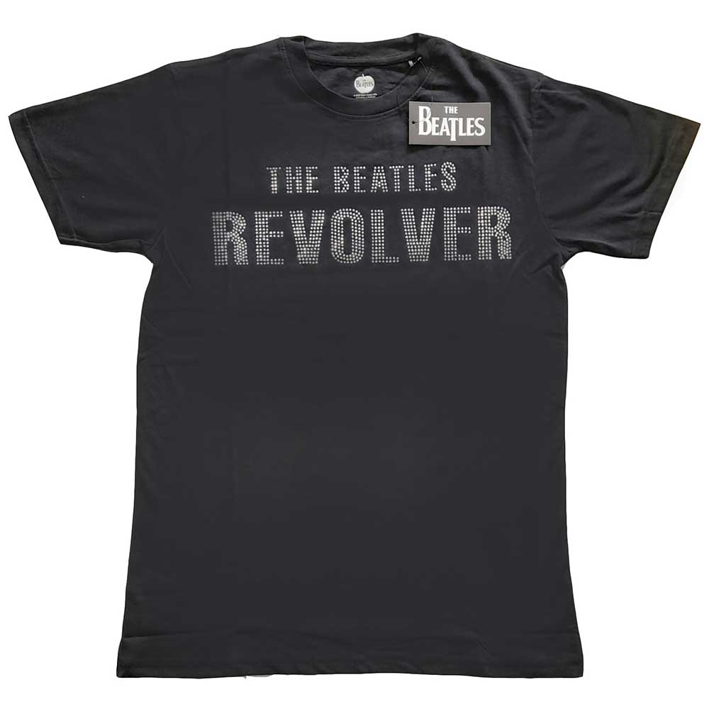 The Beatles Unisex T-Shirt: Revolver (Diamante) (Large)