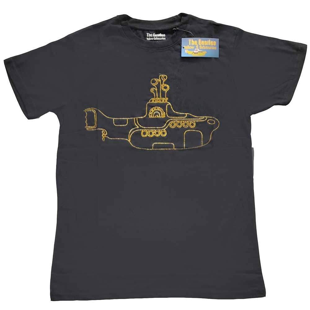 The Beatles Unisex T-Shirt: Yellow Submarine (Diamante) (Medium)