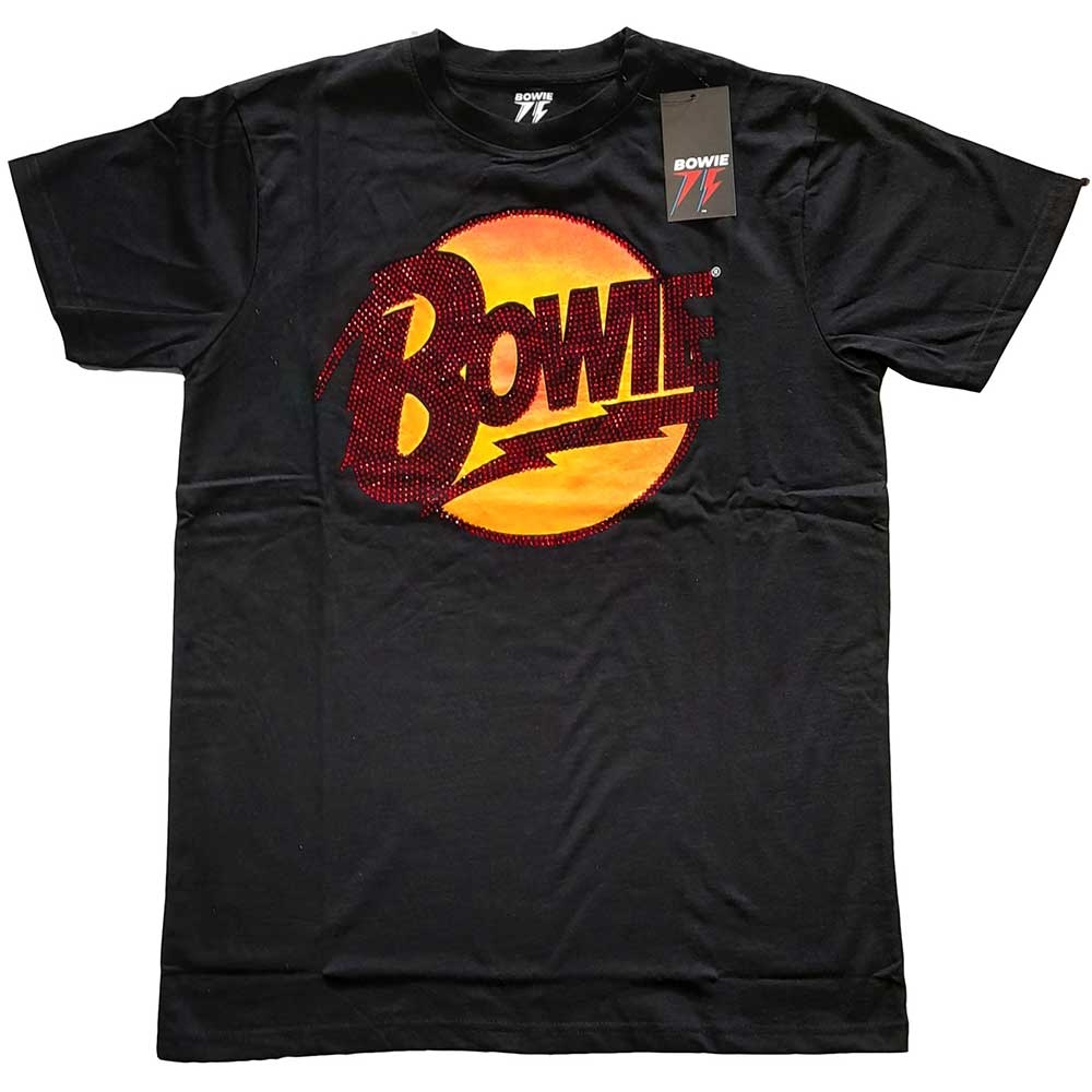 David Bowie Unisex T-Shirt: Diamond Dogs Logo (Diamante) (XX-Large)