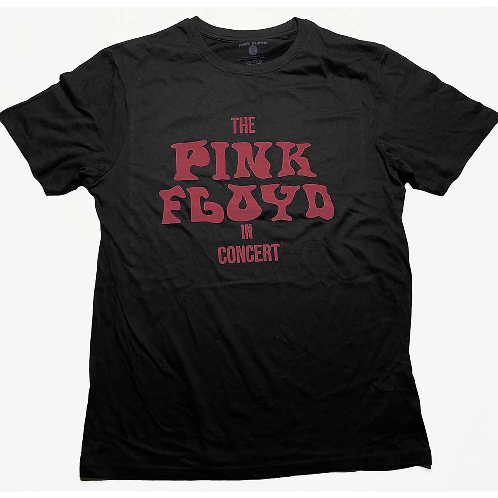Pink Floyd Unisex T-Shirt: In Concert (Puff Print) (Large)