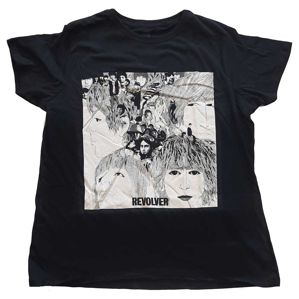 The Beatles Ladies T-Shirt: Revolver Album Cover (XXXX-Large)