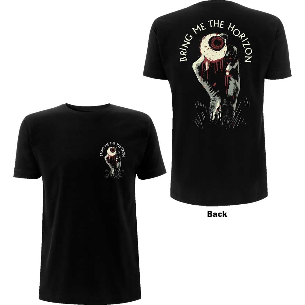 Bring Me The Horizon Unisex T-Shirt: Zombie Eye (Back Print) (X-Large)