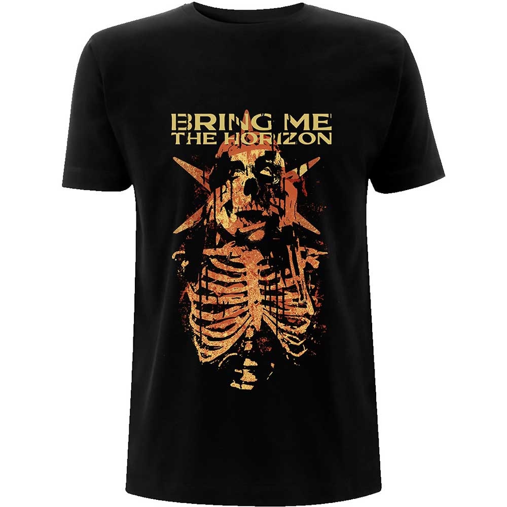 Bring Me The Horizon Unisex T-Shirt: Skull Muss (X-Large)