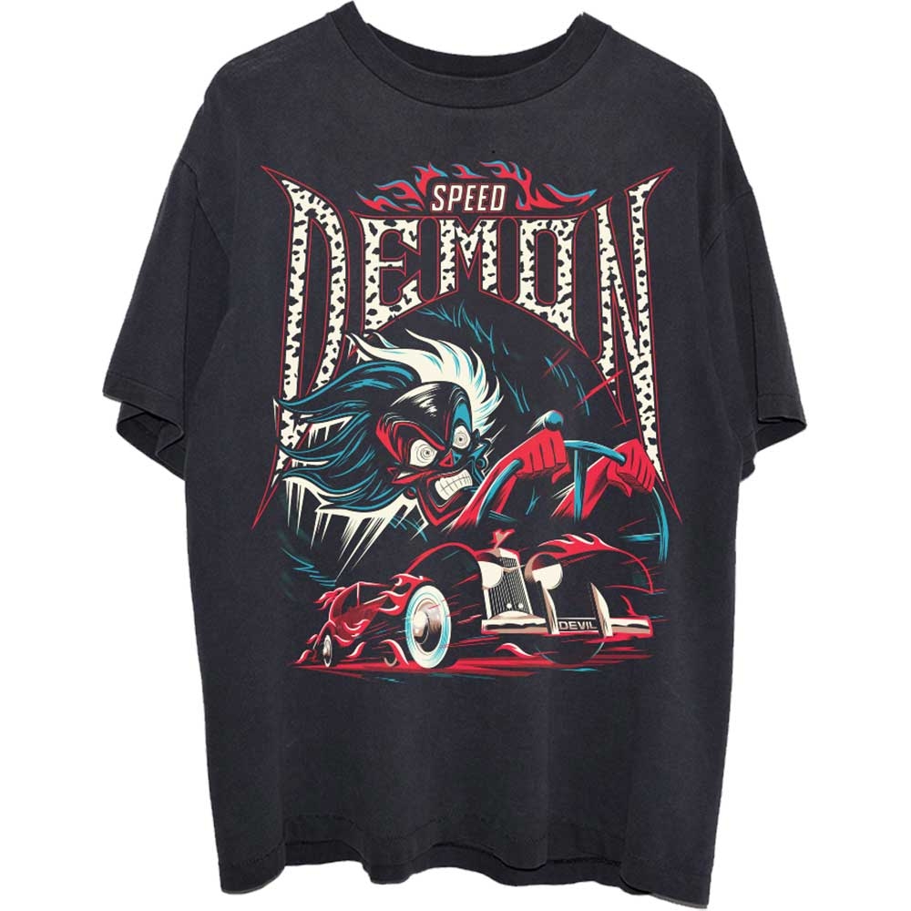 Disney Unisex T-Shirt: 101 Dalmations Cruella Speed Demon (X-Large)