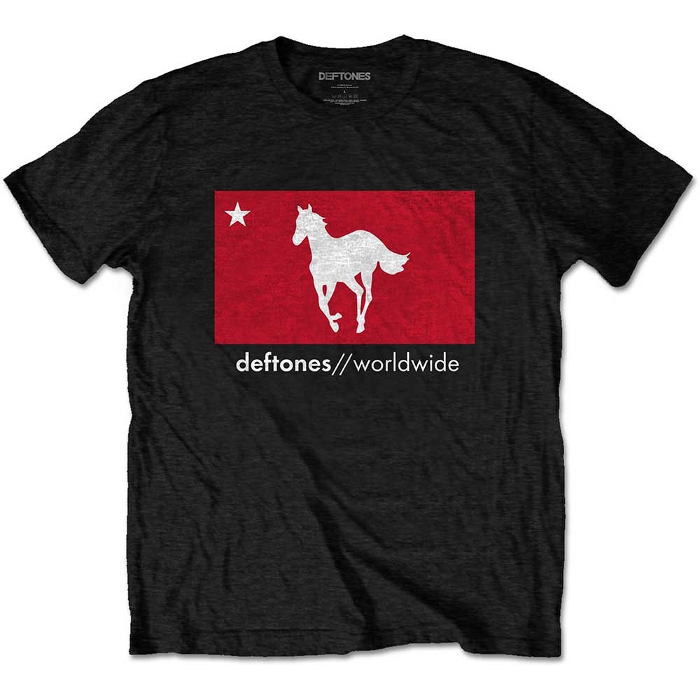 Deftones Unisex T-Shirt: Star & Pony (Medium)