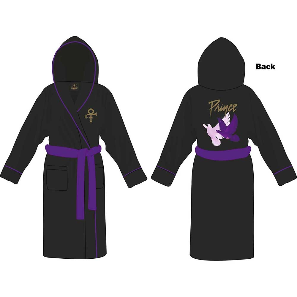 Prince Unisex Bathrobe: Doves (Large - X-Large)