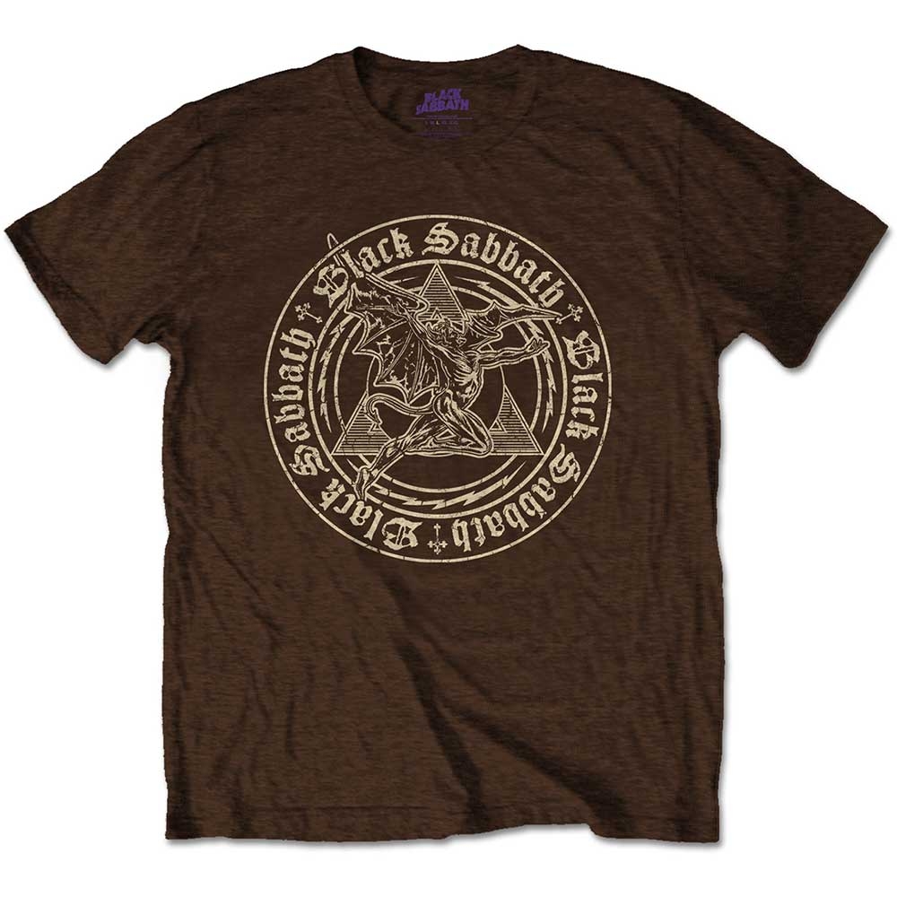 Black Sabbath Unisex T-Shirt: Henry Pyramid Emblem (X-Large)