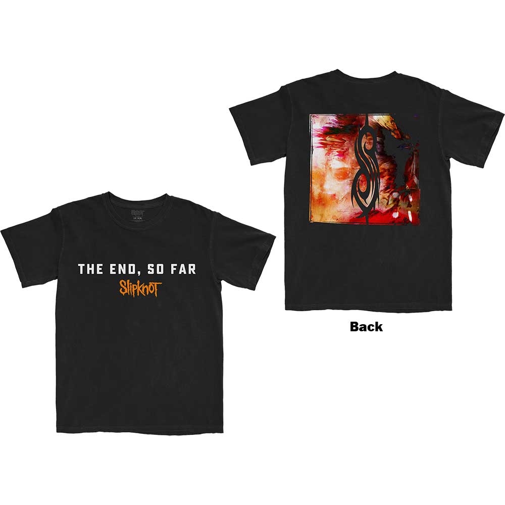 Slipknot Unisex T-Shirt: The End, So Far Album Cover (Back Print) (Small)