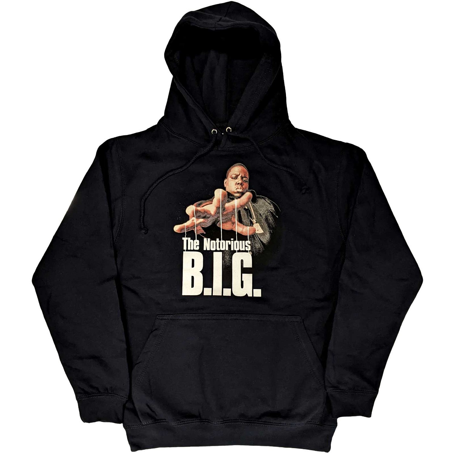 Biggie Smalls Unisex Pullover Hoodie: Reachstrings (Small)
