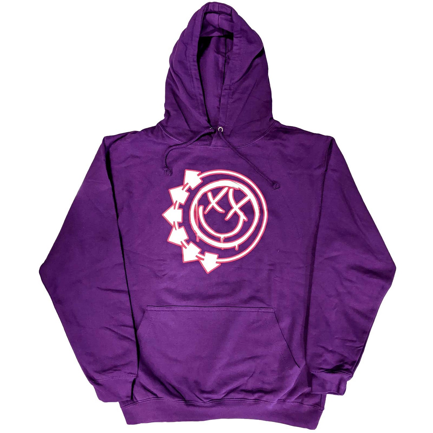 Blink-182 Unisex Pullover Hoodie: Six Arrow Smile (Large)