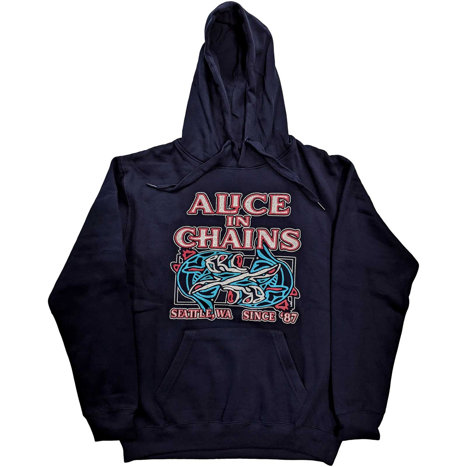 Alice In Chains Unisex Pullover Hoodie: Totem Fish (Large)