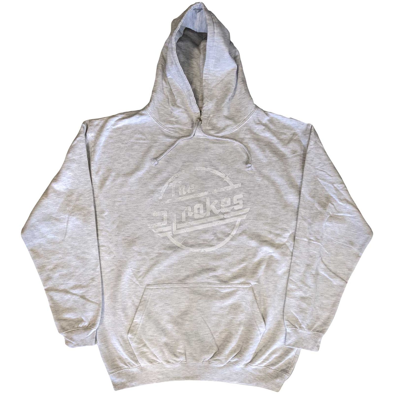 The Strokes Unisex Pullover Hoodie: Distressed Magna Mono (X-Large)