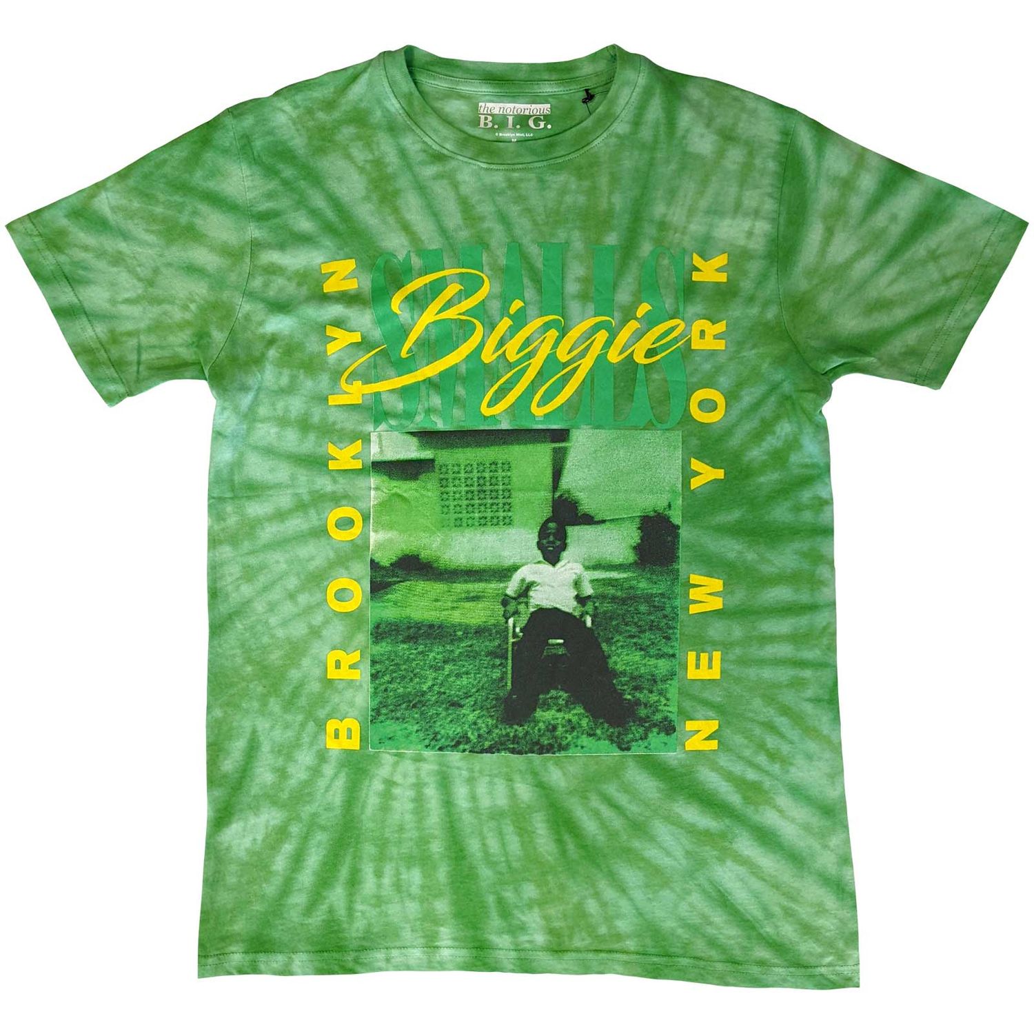 Biggie Smalls Unisex T-Shirt: 90's New York City (Wash Collection) (Small)