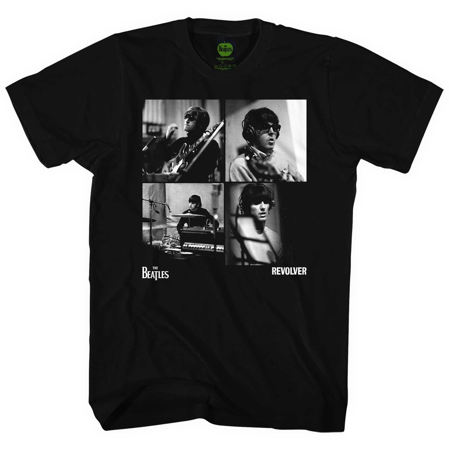The Beatles Unisex T-Shirt: Revolver Studio Shots (Medium)