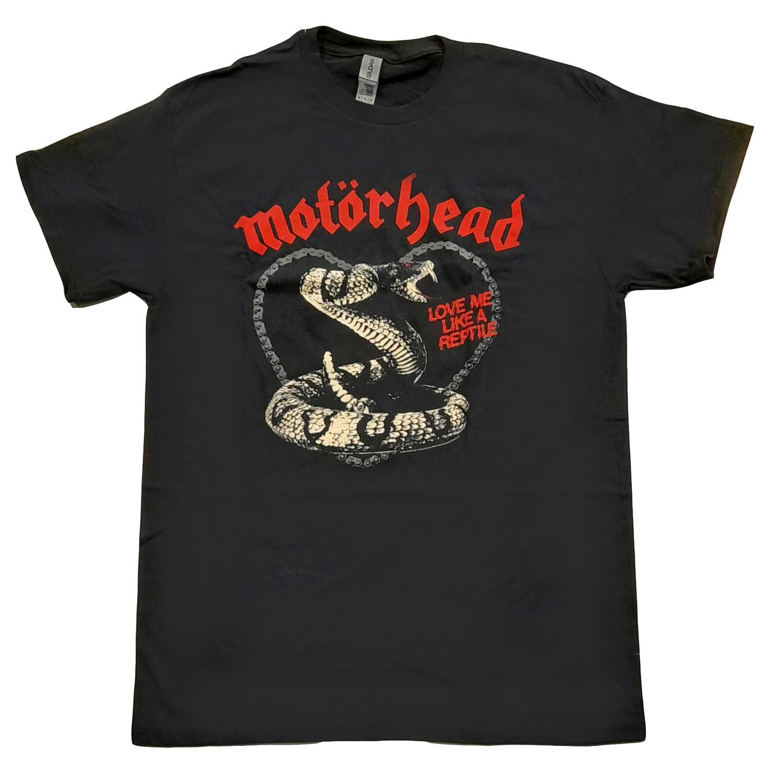 Motorhead Unisex T-Shirt: Love Me Like A Reptile (Medium)