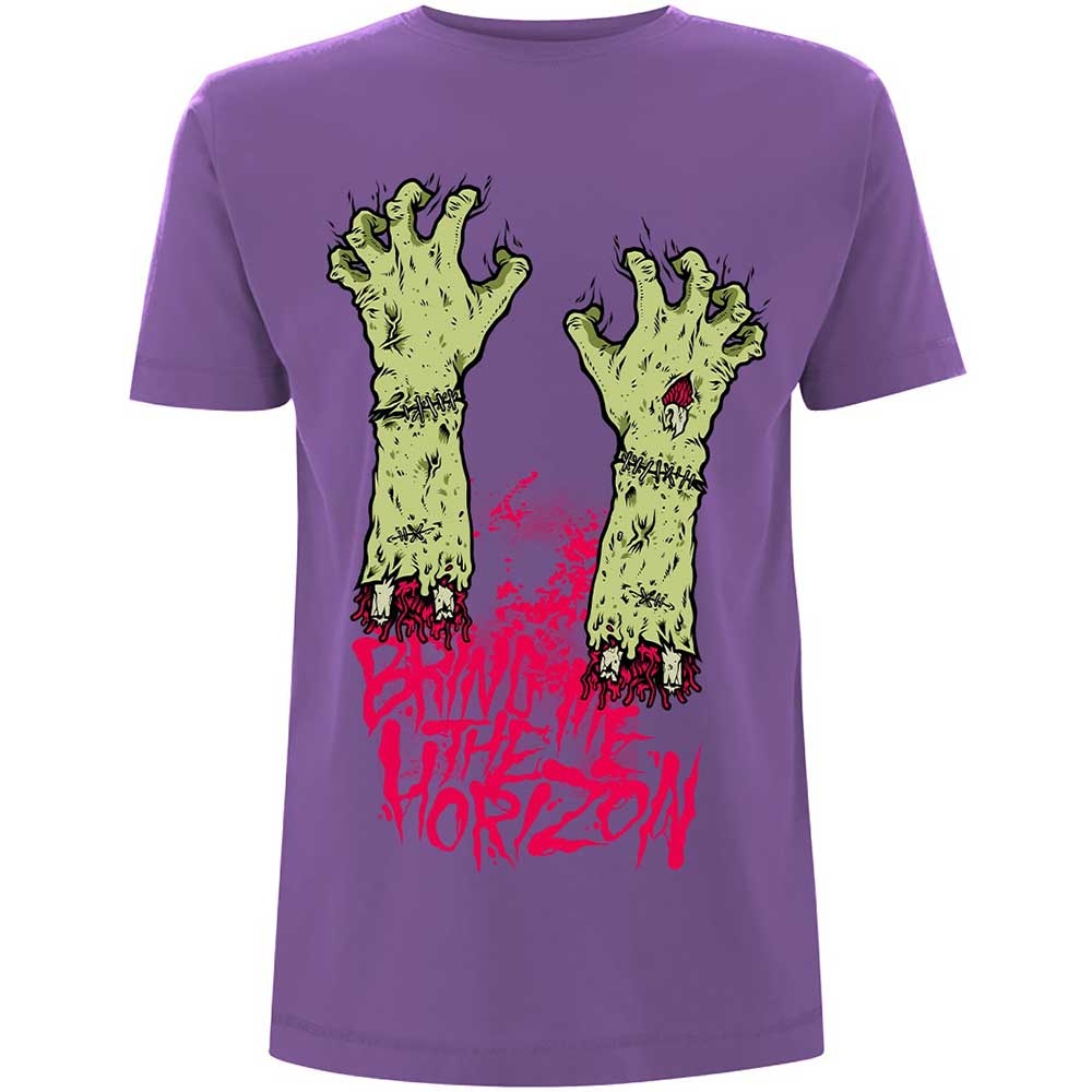 Bring Me The Horizon Unisex T-Shirt: Zombie Hands (Medium)