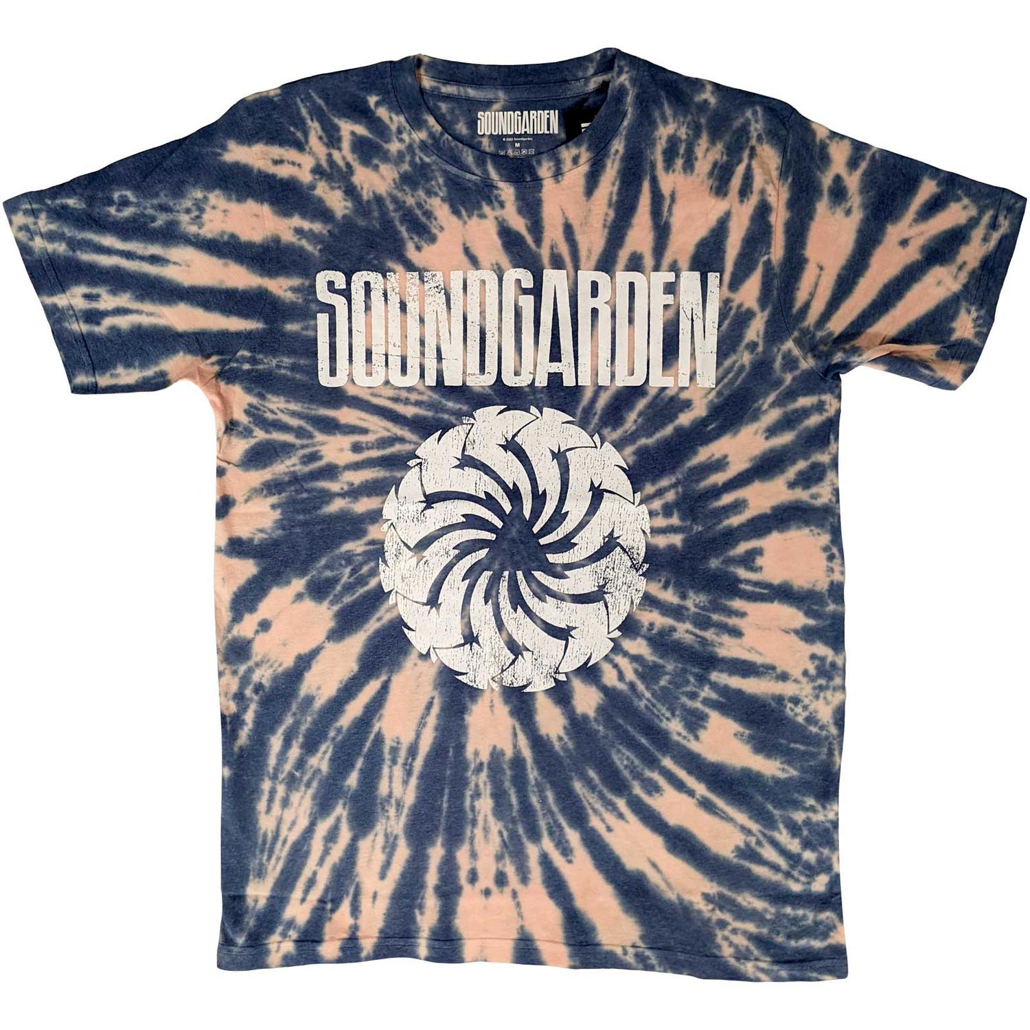 Soundgarden Unisex T-Shirt: Logo Swirl (Wash Collection) (Large)