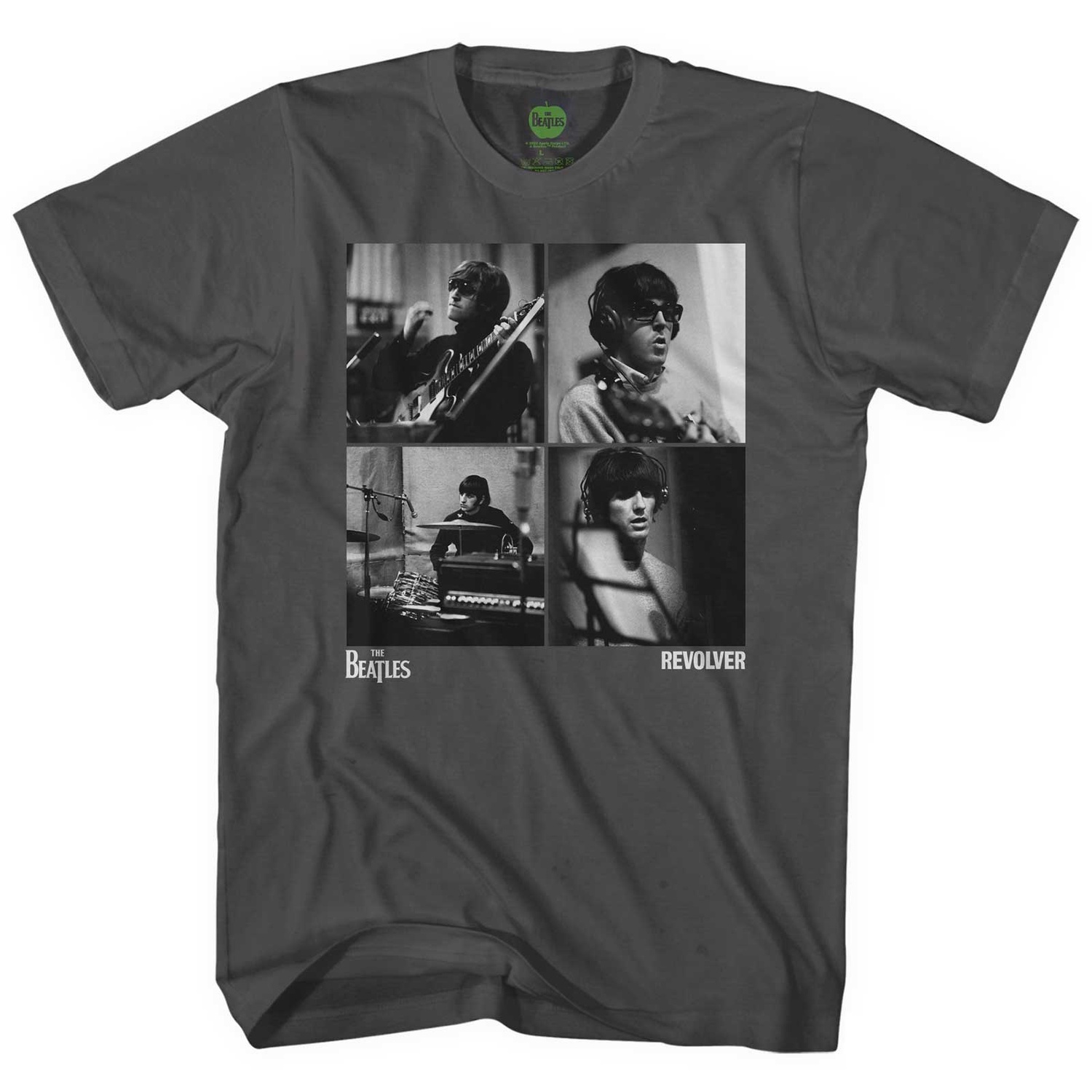 The Beatles Unisex T-Shirt: Revolver Studio Shots (X-Large)