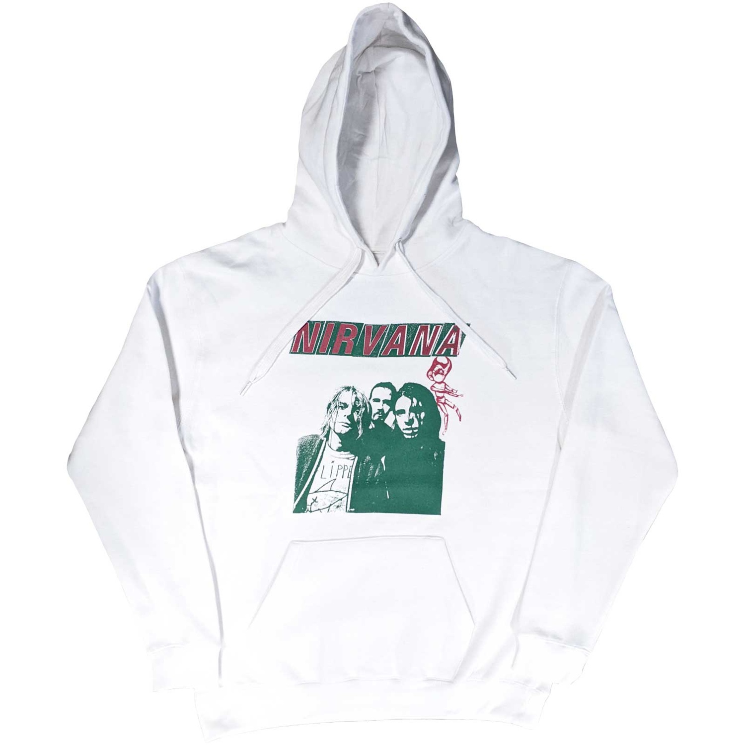 Nirvana Unisex Pullover Hoodie: Flipper (Medium)