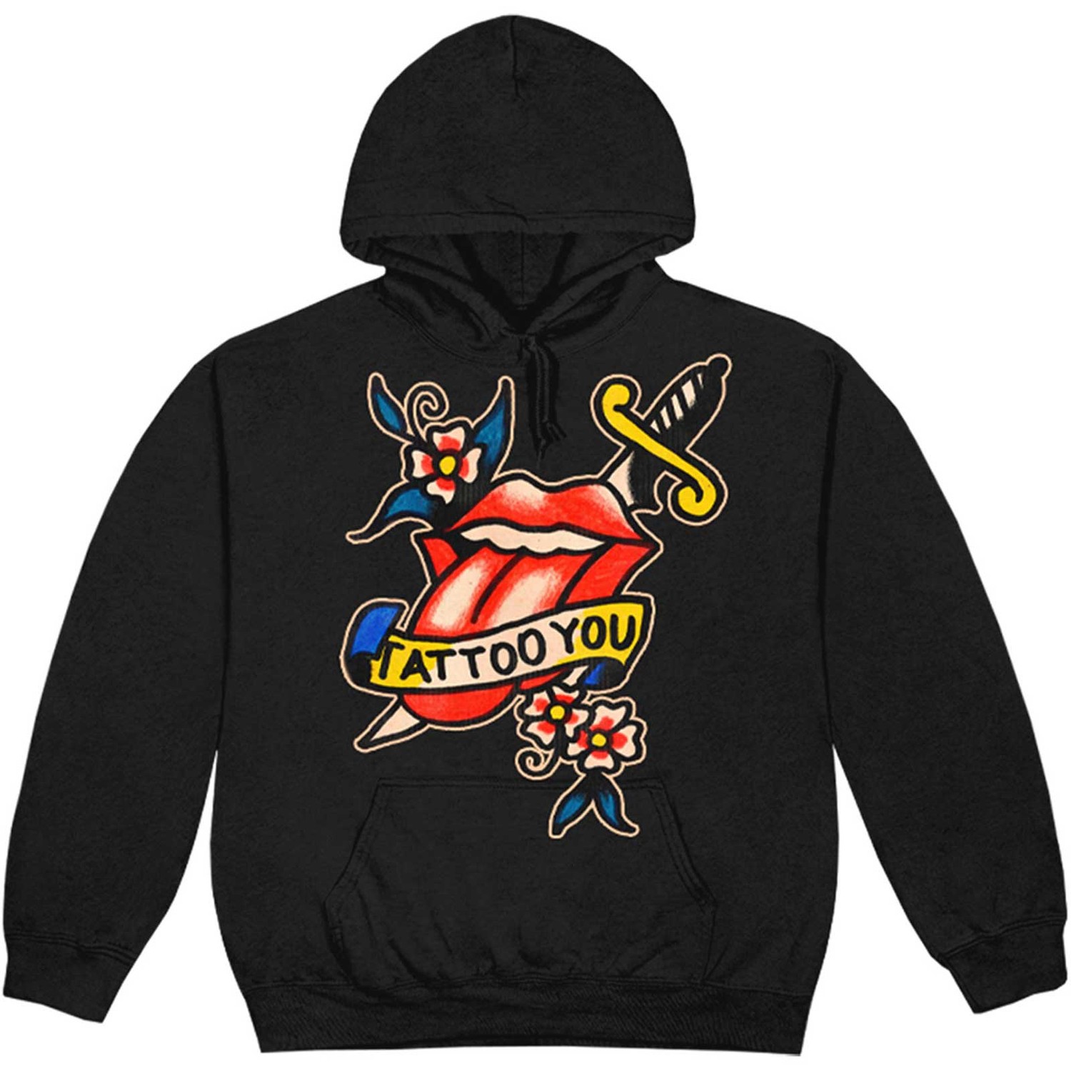 The Rolling Stones Unisex Pullover Hoodie: Tattoo You Lick (XX-Large)