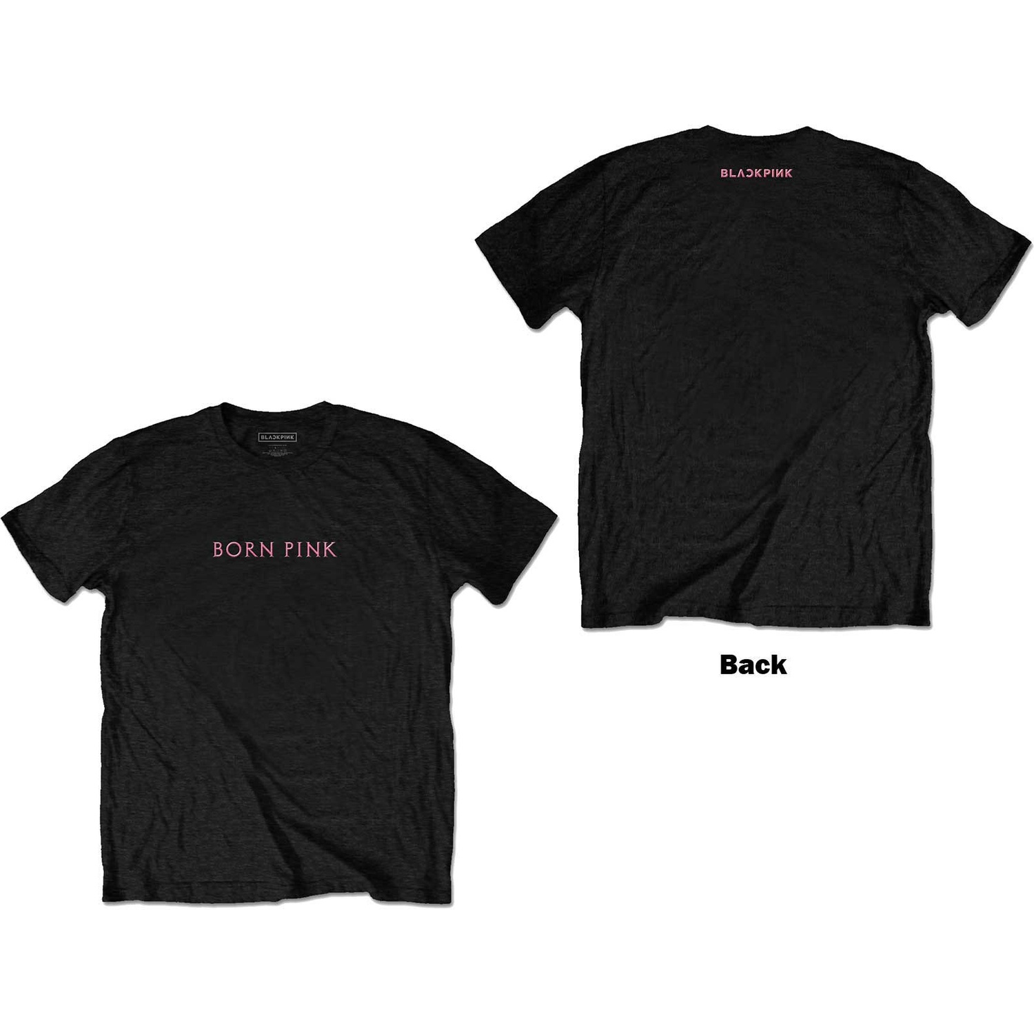 BlackPink Unisex T-Shirt: Born Pink (Back Print) (Medium)