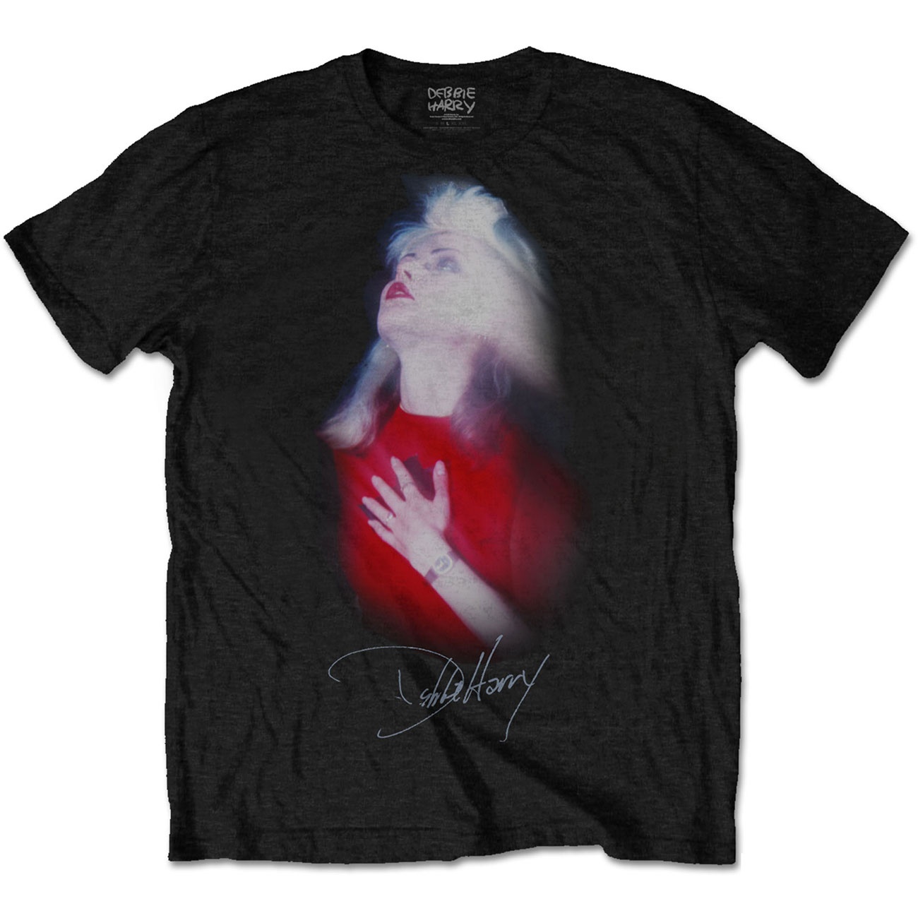 Debbie Harry Unisex T-Shirt: Blur (Large)