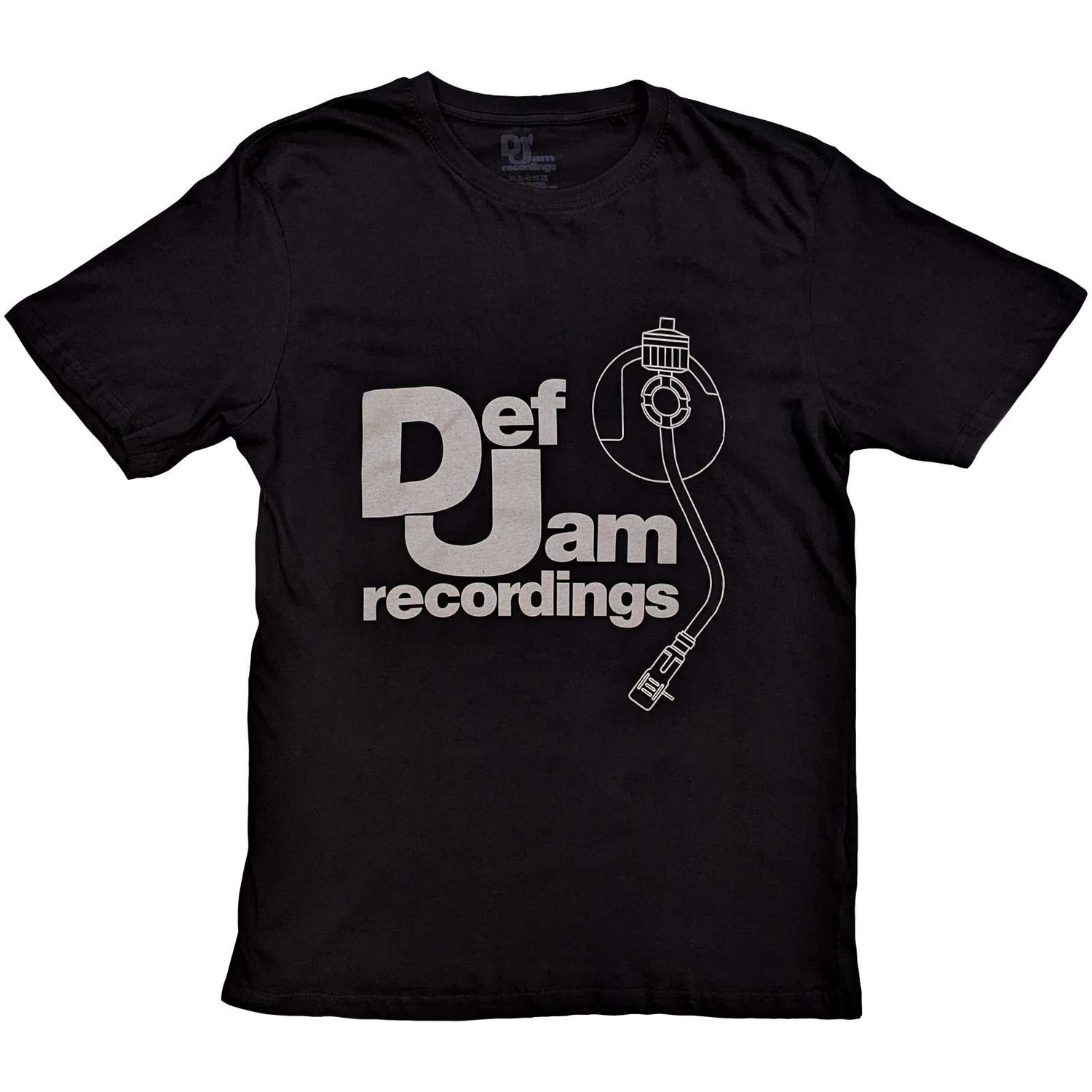 Def Jam Recordings Unisex T-Shirt: Logo & Stylus (Medium)