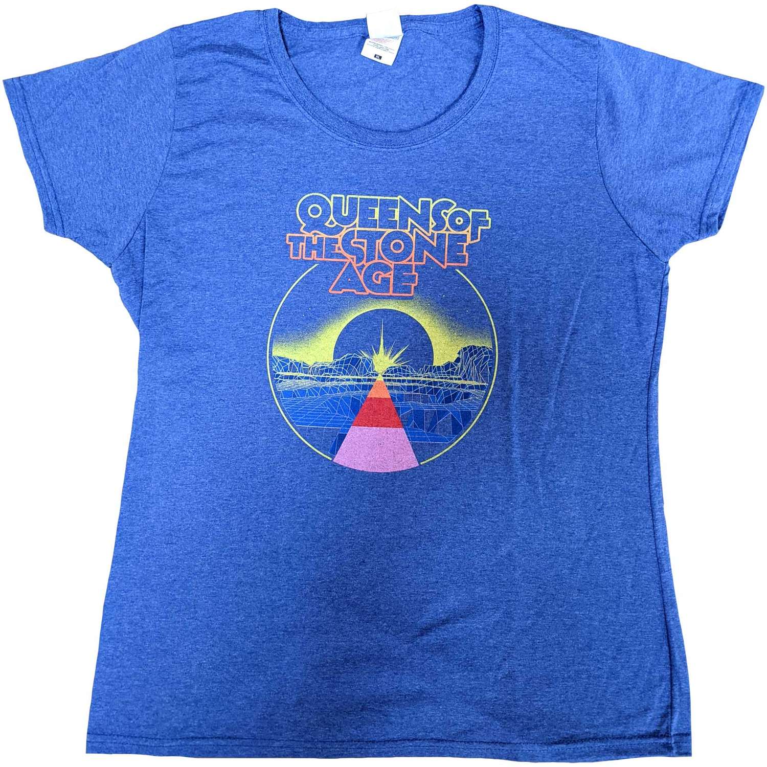Queens Of The Stone Age Ladies T-Shirt: Warp Planet (Small)