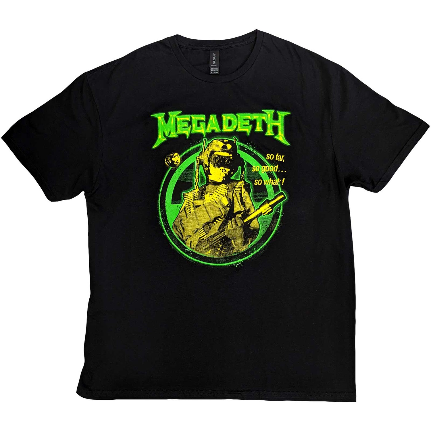 Megadeth Unisex T-Shirt: SFSGSW Hi-Contrast (Medium)