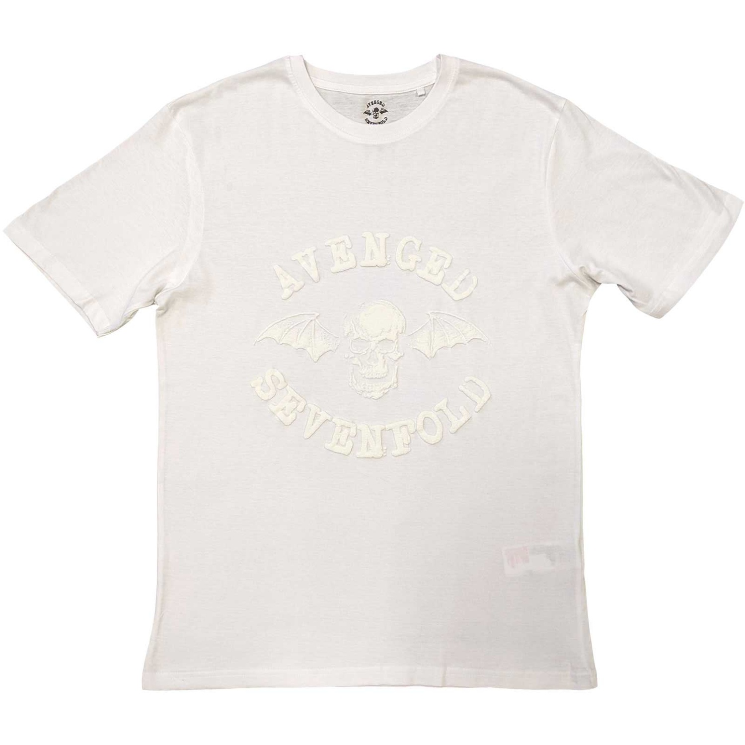 Avenged Sevenfold Unisex T-Shirt: Classic Deathbat (Hi-Build) (X-Large)