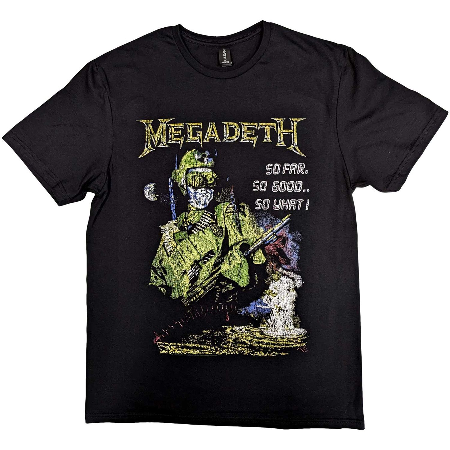 Megadeth Unisex T-Shirt: SFSGSW Explosion Vintage (XX-Large)