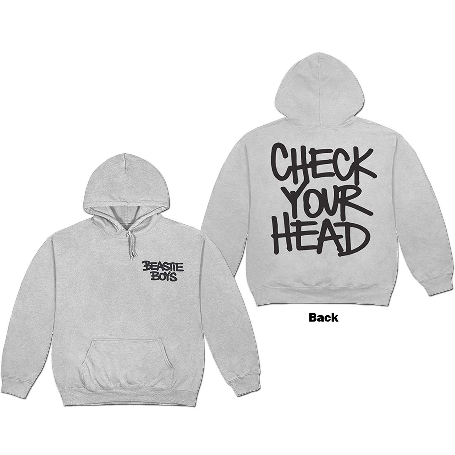 The Beastie Boys Unisex Pullover Hoodie: Check Your Head (Back Print) (X-Large)