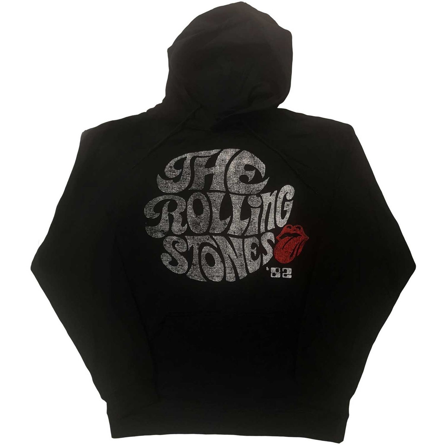 The Rolling Stones Unisex Pullover Hoodie: Swirl Logo '82 (Eco-Friendly) (XX-Large)