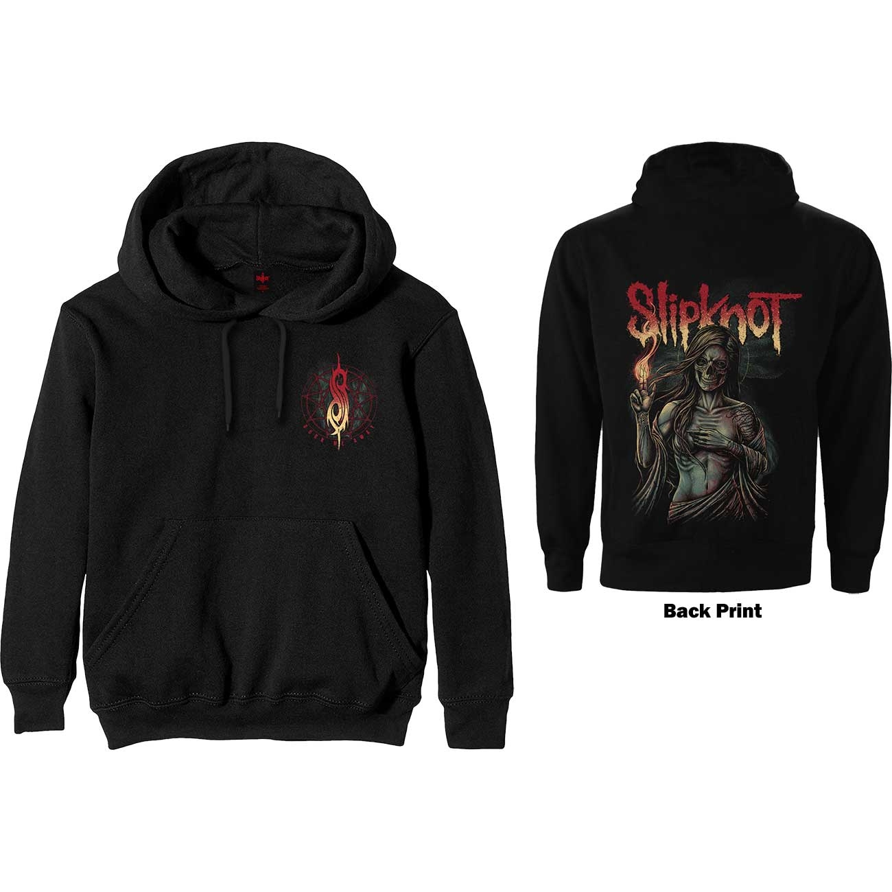 Slipknot Unisex Pullover Hoodie: Burn Me Away (Back Print) (Medium)