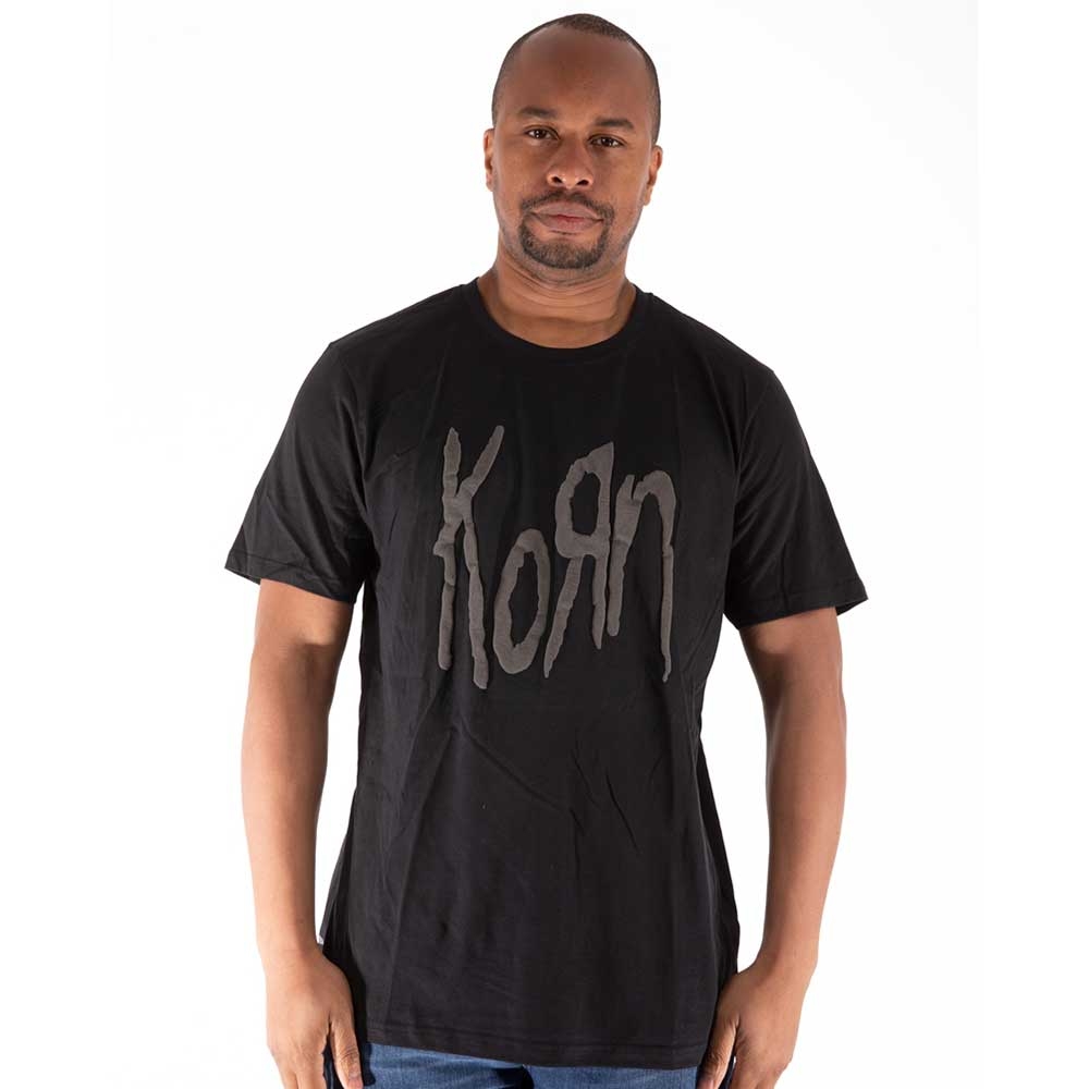 Korn Unisex Hi-Build T-Shirt: Logo (Small)