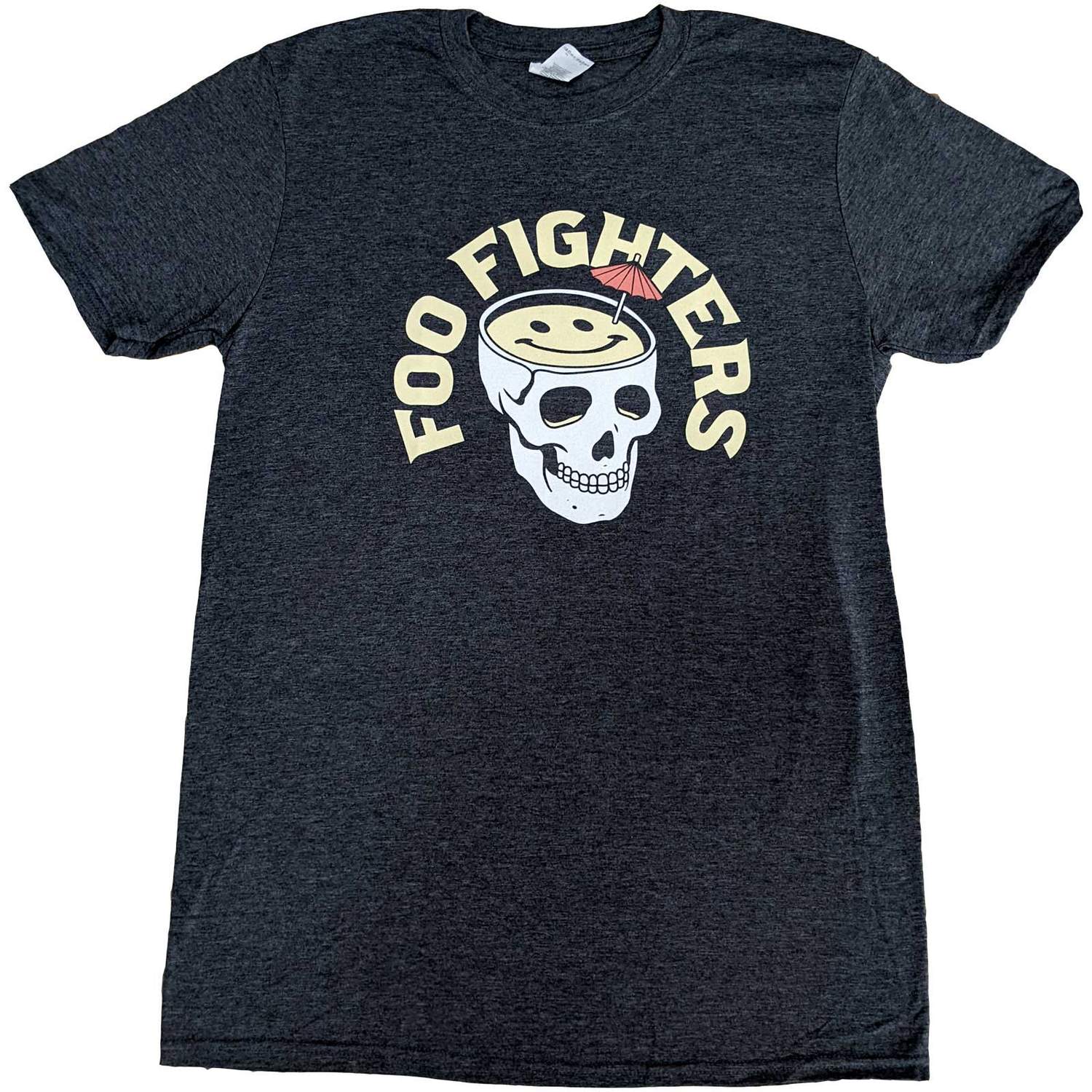 Foo Fighters Unisex T-Shirt: Skull Cocktail (Ex-Tour) (XX-Large)