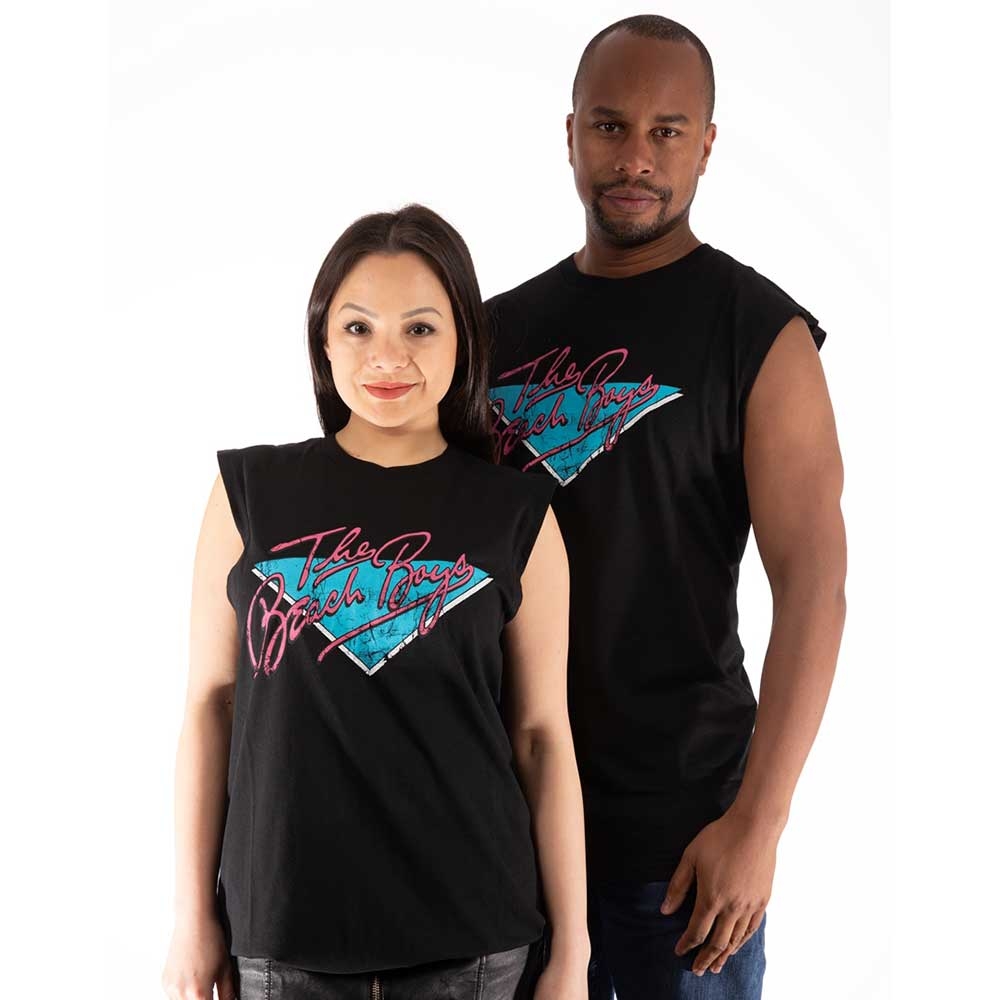 The Beach Boys Unisex Vest T-Shirt: Retro Logo (Medium)