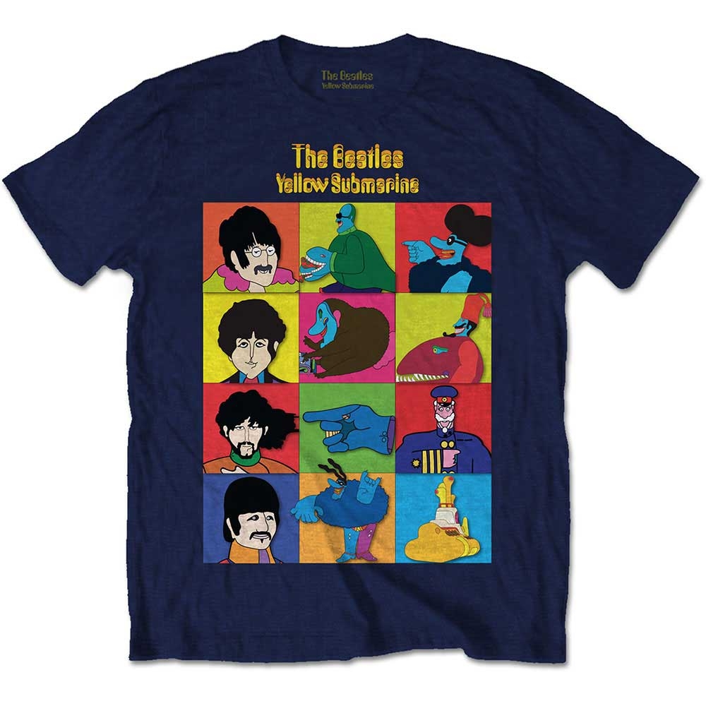 The Beatles Kids T-Shirt: Submarine Characters (9-10 Years)