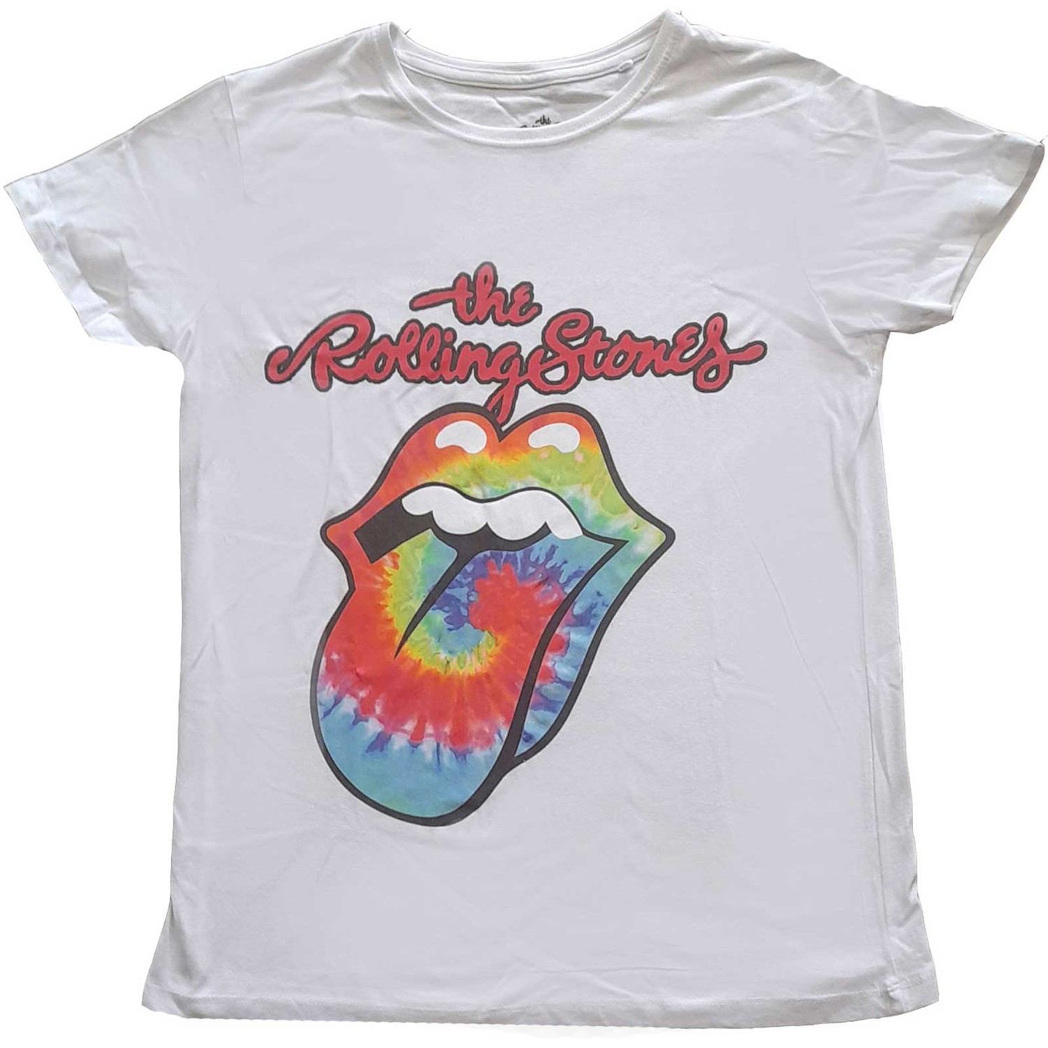 The Rolling Stones Ladies T-Shirt: Multicolour Tongue (10)