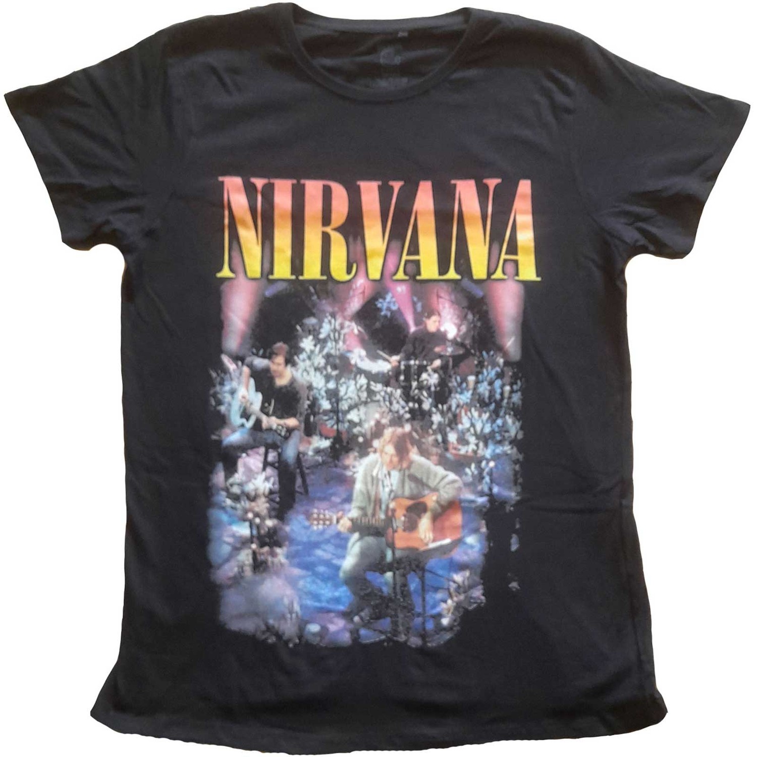 Nirvana Ladies T-Shirt: Unplugged Photo (16)