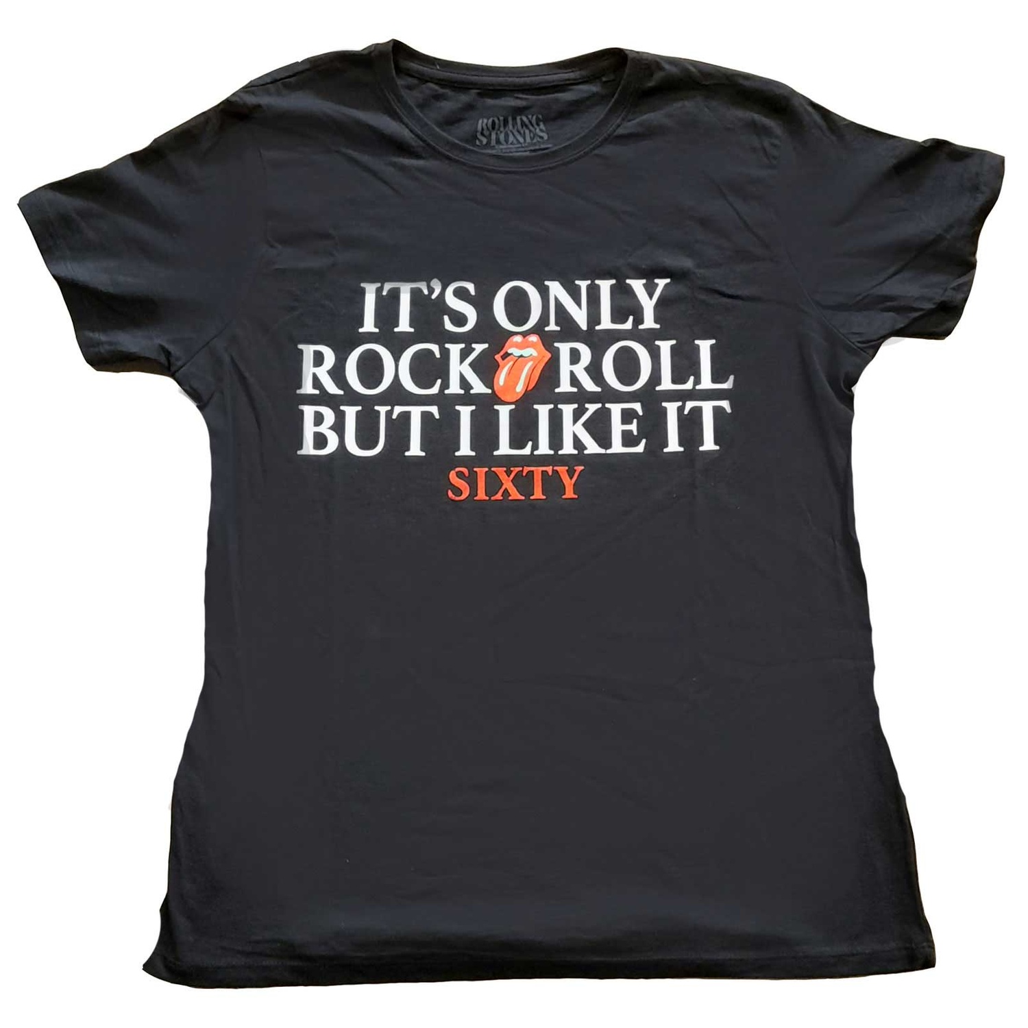 The Rolling Stones Ladies T-Shirt: Sixty It's only R&R but I like it (Foiled) (Small)