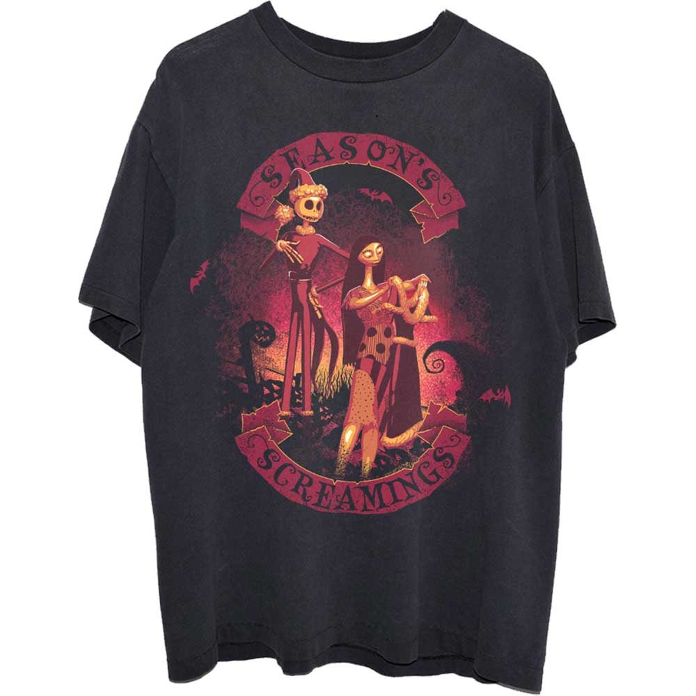 Disney Unisex T-Shirt: The Nightmare Before Christmas Season's Screamings (XX-Large)