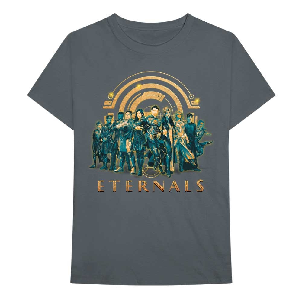 Marvel Comics Unisex T-Shirt: Eternals Heroes (Large)