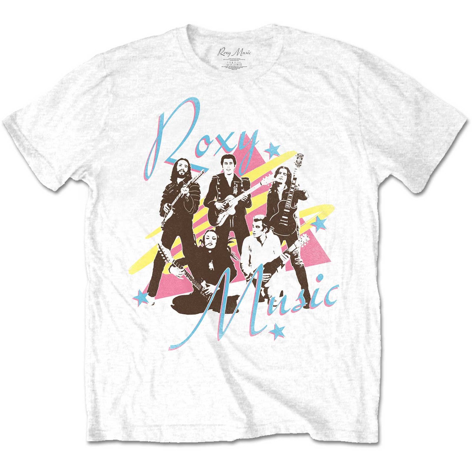 Roxy Music Unisex T-Shirt: Guitars (Large)