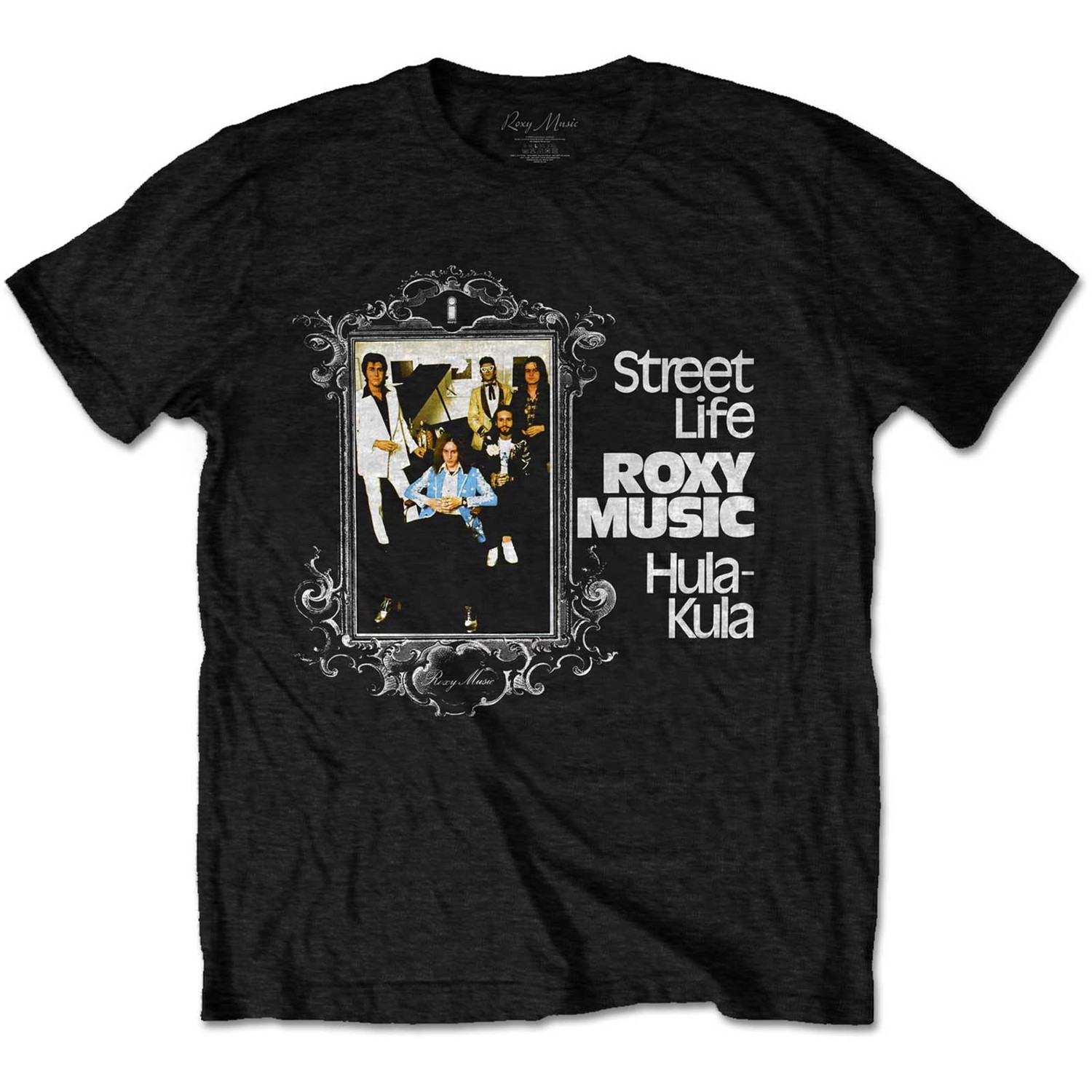 Roxy Music Unisex T-Shirt: Street Life Hula-Kula (Large)