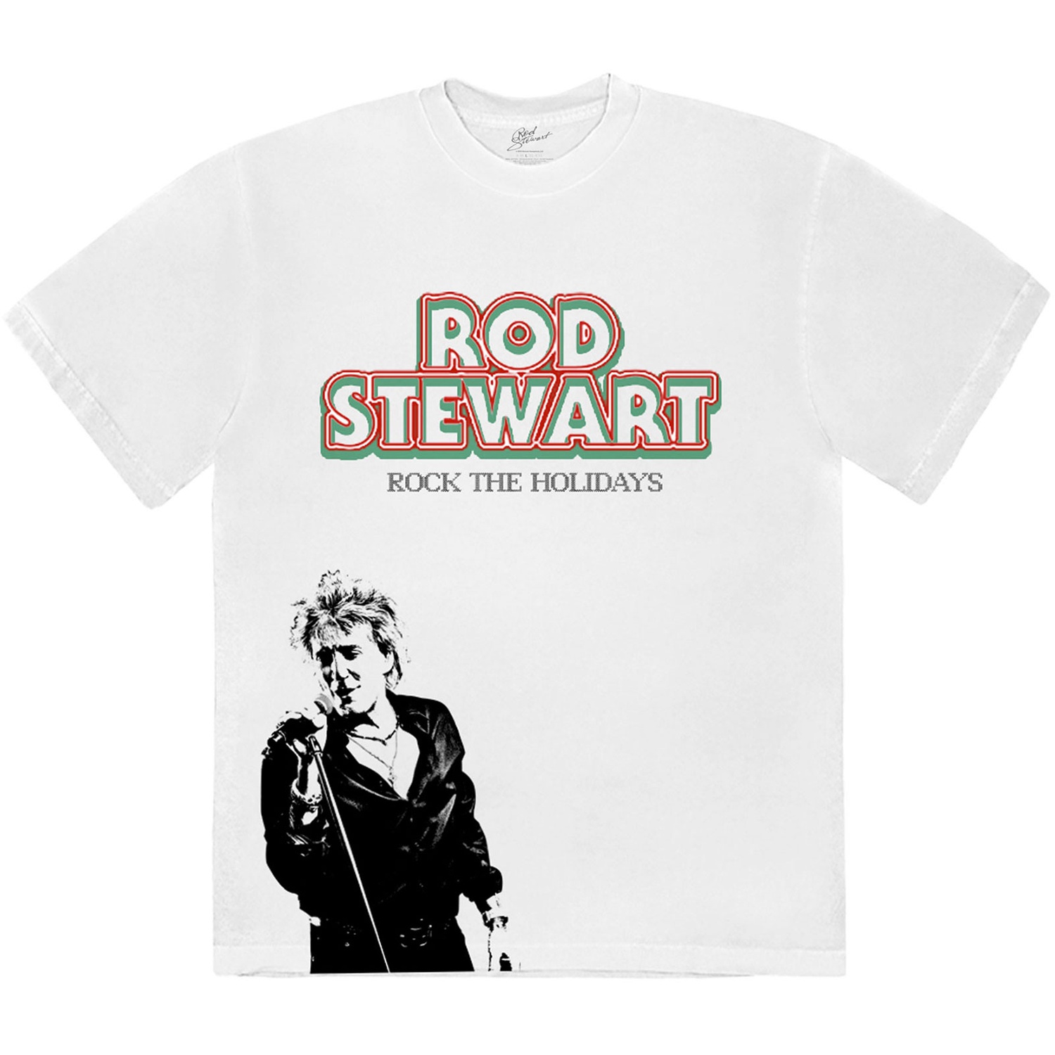 Rod Stewart Unisex T-Shirt: Rock The Holidays (X-Large)