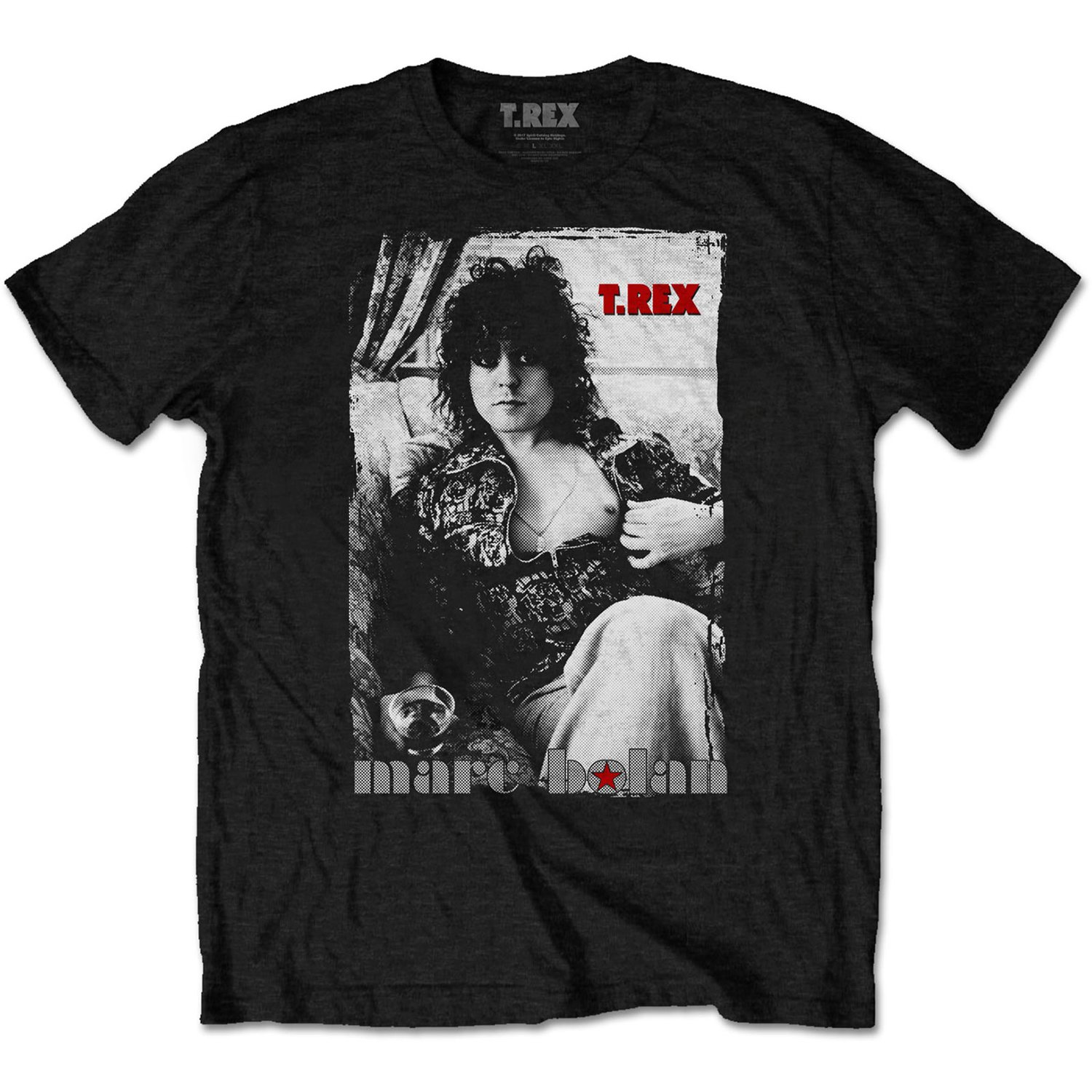 T-Rex Unisex T-Shirt: Nipple (X-Large)